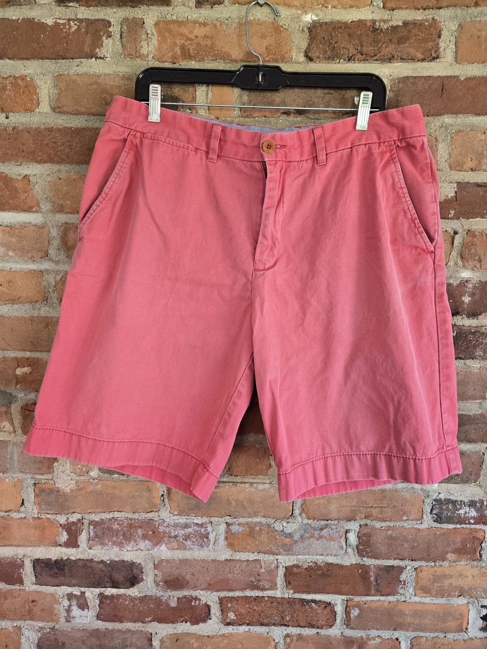 Tommy Hilfiger Coral Pink Flat Front Men's Shorts